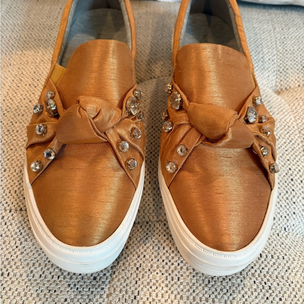 INC International Concepts Bronze Slip-On Sneakers
